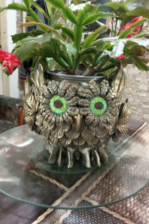 Робота Квітковий горщик Совушка