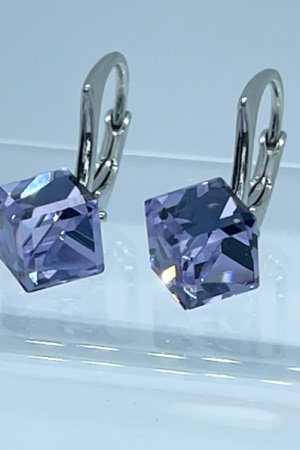 Робота Кубики срібні сережки 