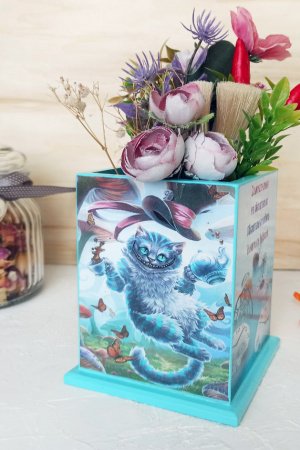 Робота Карандашница органайзер 'Чеширський кіт'