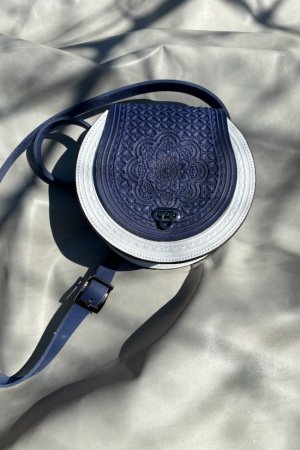 Работа Сумка кожаная "Колорит" ручной работы