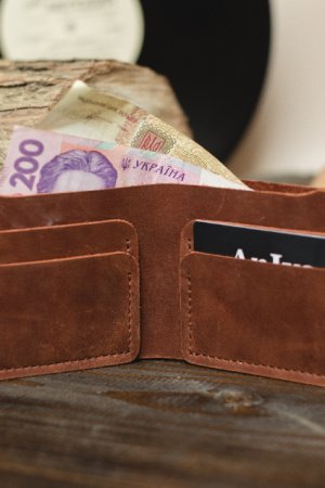 Робота Компактний чоловічий гаманець ручної роботи