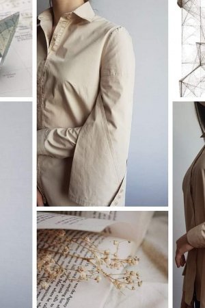 Робота Стильна сорочка з цікавим рукавом.