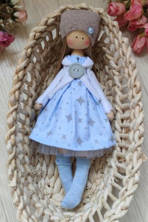 Робота Текстильна лялька ручної роботи,