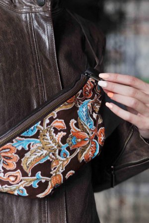 Работа Бананка Кроссбоди В Бохо Стиле С Цветами