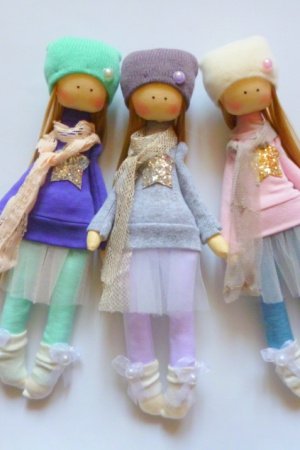 Работа Текстильные куколки