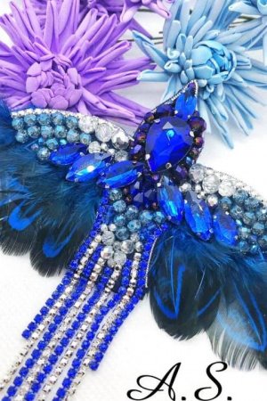 Работа Брошь "Феникс"