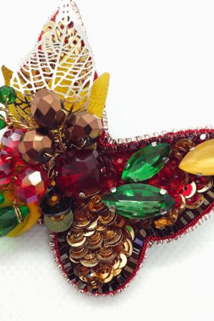 Работа Брошь "Баттерфляй"