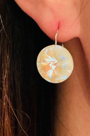 Работа Серьги Сваровски Риволи