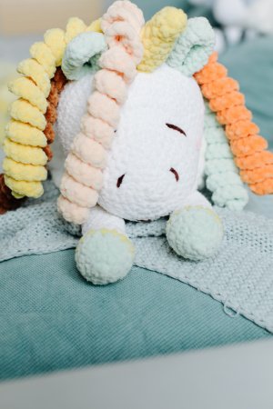 Работа Пижамницы Единорог (Хранитель пижамы), игрушка для сна.