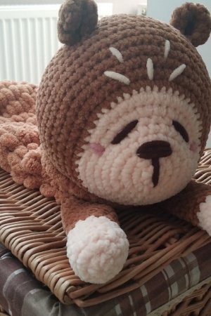 Работа Пижамницы Мишка (Хранитель пижамы), игрушка для сна.