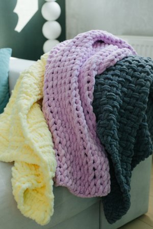 Робота Плюшевий плед з Alize Puffy