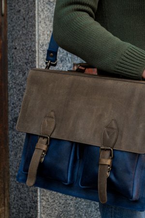 Робота Портфель шкіряний, Ділова чоловіча сумка