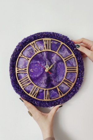 Робота Інтер'єрний годинник Аметист