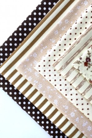 Робота Набір тканин для рукоділля, відрізи 50х40, хлопок