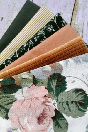Работа Набор ткани для рукоделия из  6шт. Хлопок +вельвет
