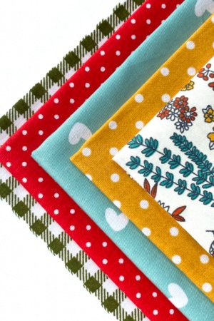 Работа Набор тканей, ткани для рукоделия, отрезы 50х40