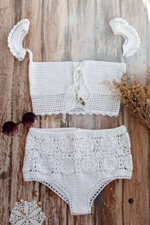 Робота В'язаний купальник Ретро