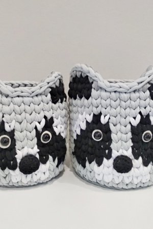 Робота Набір кошиків "Єноти", 2 шт