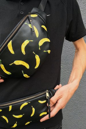 Работа Большая Сумка Бананка Через Плечо