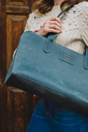 Робота Шкіряна жіноча сумка, Сумка під ноутбук