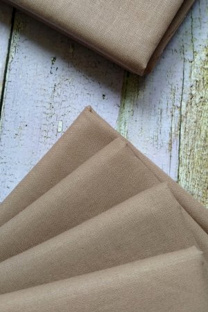 Работа Ткань хлопок капучино