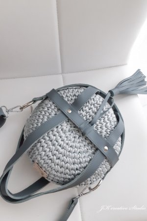 Робота Сумочка "Портупея" світло-сіра