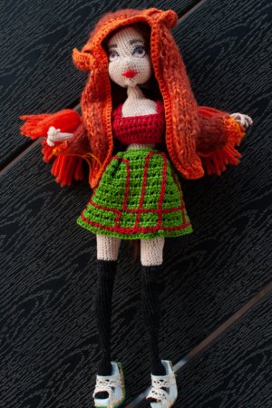 Работа кукла амигуруми