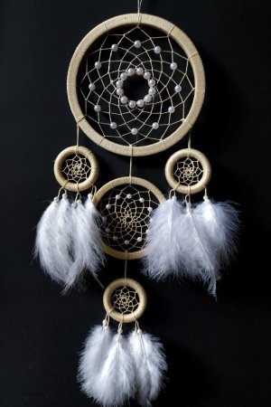 Работа Бежевый Ловец снов. Декор для дома. Подарок. Амулет