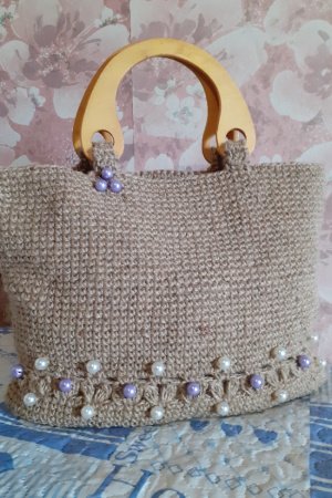 Робота Джутовая еко сумка