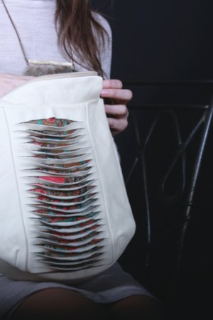 Робота Жіноча Шкіряна Світло Бежева Сумка На Літо