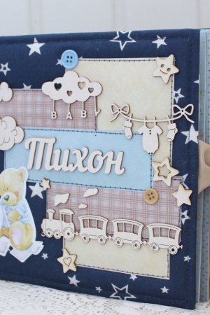 Робота Фотоальбом для хлопчика, бебібук, скрапбукінг