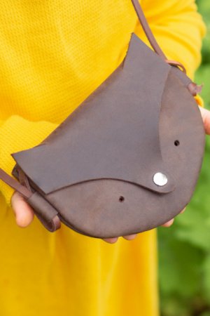 Работа Кожаная сумочка Fox