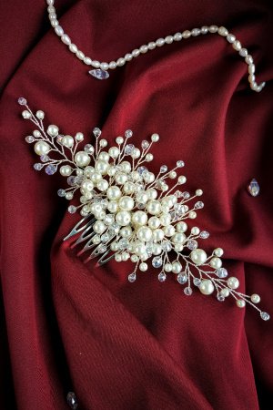 Робота Шикарний гребінь для нареченої на весілля, прикраса 