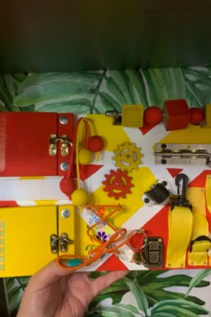 Работа Мини борд, Бизиборд, бизиборд, развивающая игрушка