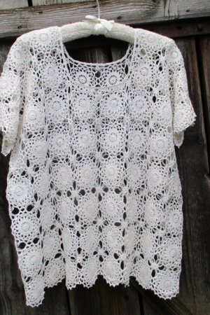 Работа Блузка "Снежинка"