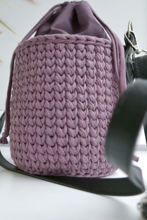 Робота Фіолетова сумка-відро