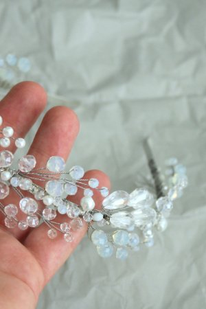 Робота Весільна тіара "Місячне сяйво"