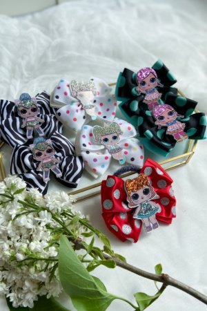 Работа Набор бантики- резинки в садик, бантики в школу Лолы 4