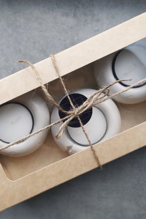 Робота Набір підсвічників з бетону в стилі лофт loft