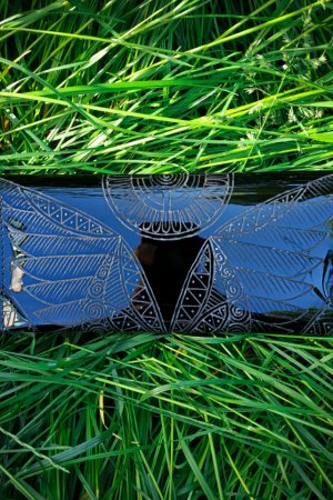 Робота Шкіряний лакований гаманець