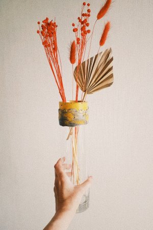 Работа Ваза для цветов и сухоцвета 