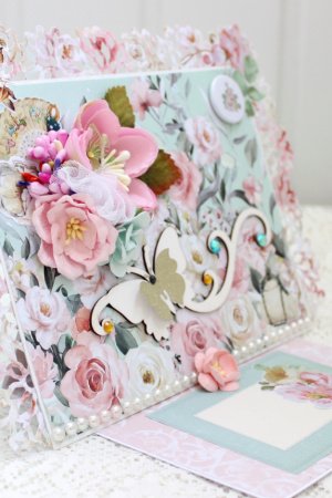 Работа Большая открытка ручной работы, большая скрап откытка