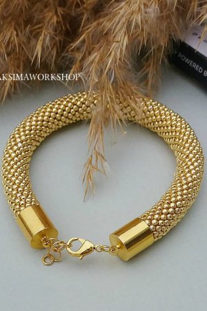 Робота Браслет Золотистий з японського бісеру Toho