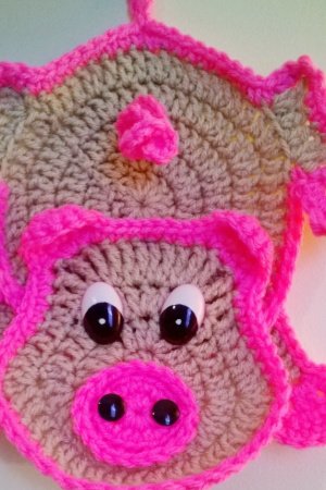 Работа Вязаные детские коврики