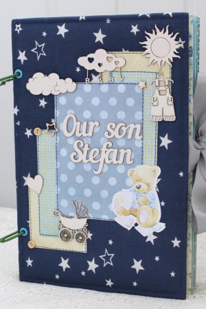 Работа Большой альбом для мальчика на кольцах на английском языке