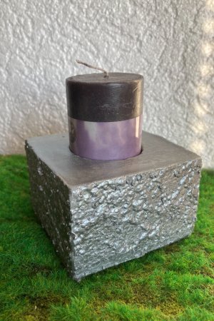 Работа Креативный подсвечник со сменной свечой.