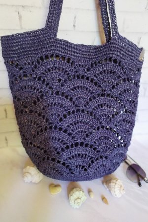 Робота Сумка з рафії "Big Shell"