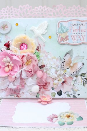 Робота Велика квіткова листівка ручної роботи в наявності