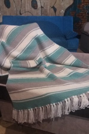 Робота Фантастичний плед ручного в'язання