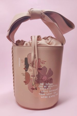 Работа Сумка бочёнок, с авторской росписью.